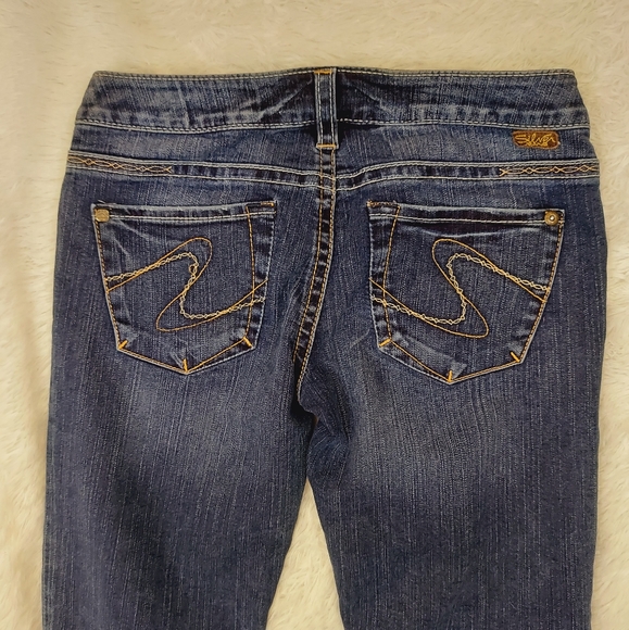 SILVER Jeans Santorini Denim Capri Pants, Size  28 - Picture 8 of 11